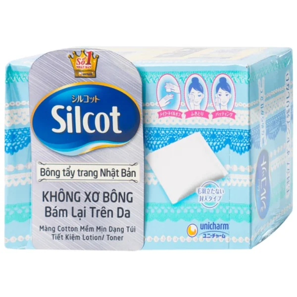 Bông trang điểm (bông tẩy trang) Silcot