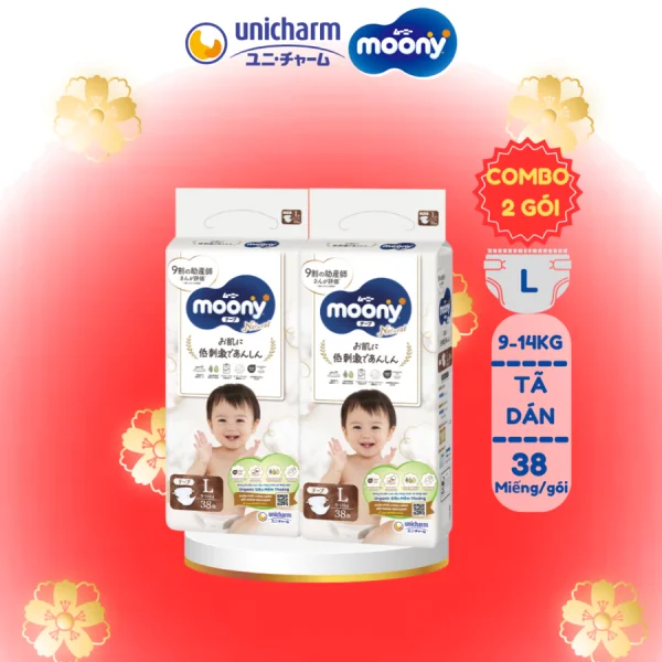 Tã dán Moony Natural cao cấp